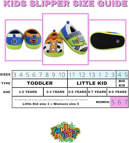 Miniatura 2 de Disney Toy Story Woody Buzz - Pantuflas acampanadas para niños pequeños