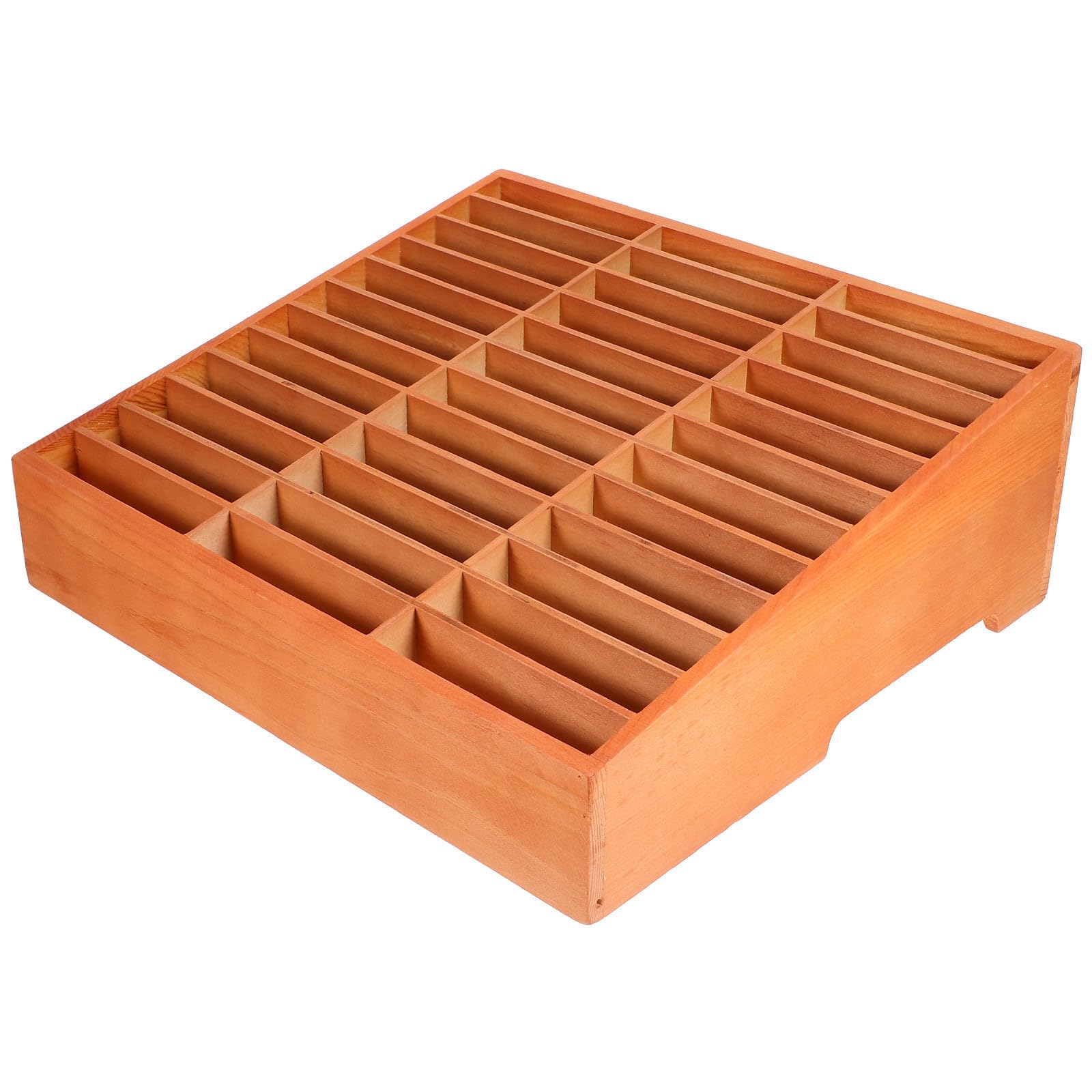 Gadpiparty Scatola Portaoggetti in Legno Supporto Cellulare da Scrivania | Organizzatore Semplice e Fashion, per Scuola e Laboratorio Riparazioni, Adatto a Penne e Telefono