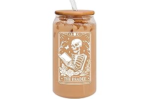 Haukea Book Gifts, Skull Reader Book Cup, Book Lovers Book Club