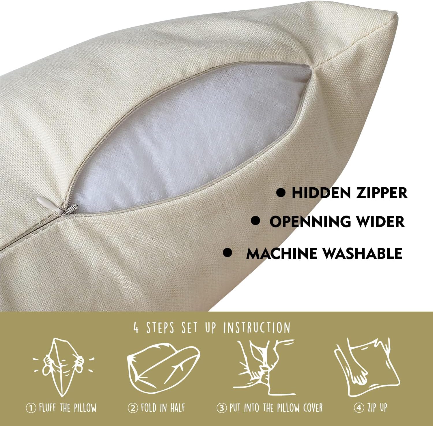 Seagull Handdrawn Illustration Beach Theme Throw Pillow Covers 12x20 Inch for Outdoor Chair Cushion Cover Sofa Couch Bed Blue - Image 4