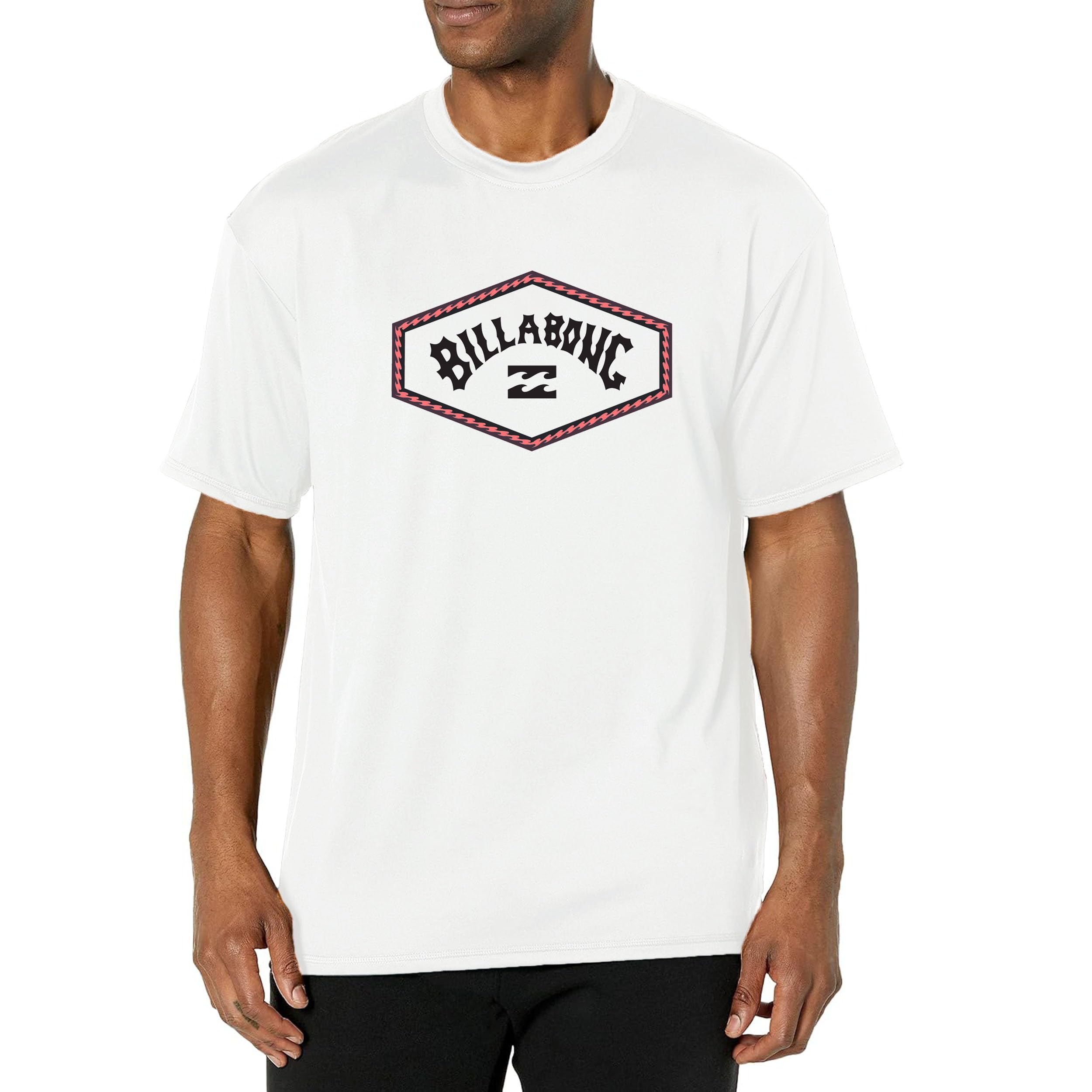 Billabong Rash Guard for Men Big and Tall – Mens Big and Tall Swim Shirt White, 3X