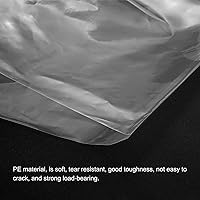 Vista 4 de PATIKIL Bolsas de polietileno transparentes abiertas y planas de plástico PE de 2 mil 6 x 26 pulgadas para hardware, coleccionables, joyas