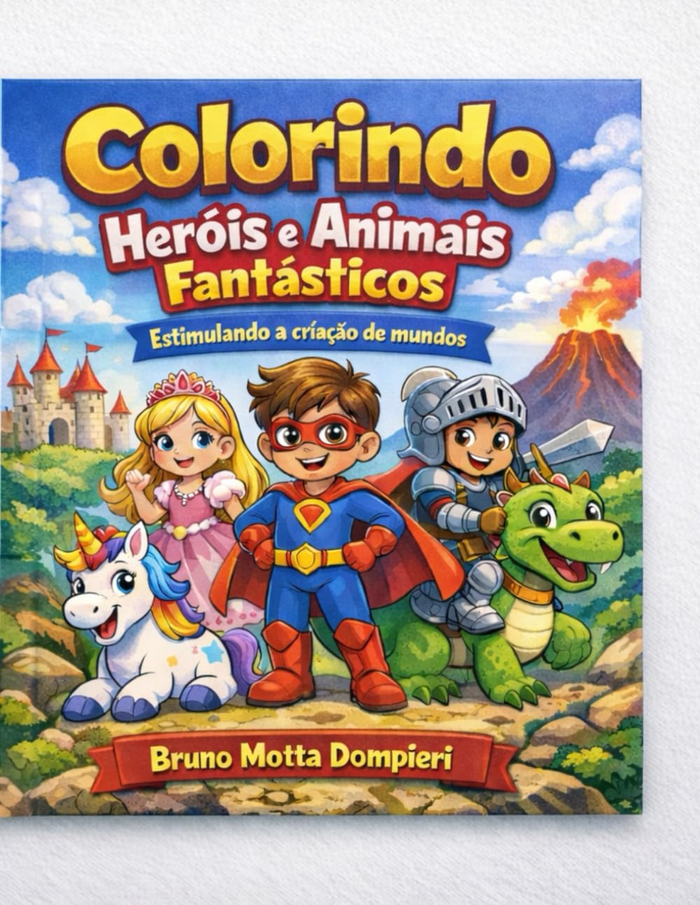 Colorindo Heróis e Animais Fantásticos: Estimulando a criação de mundos