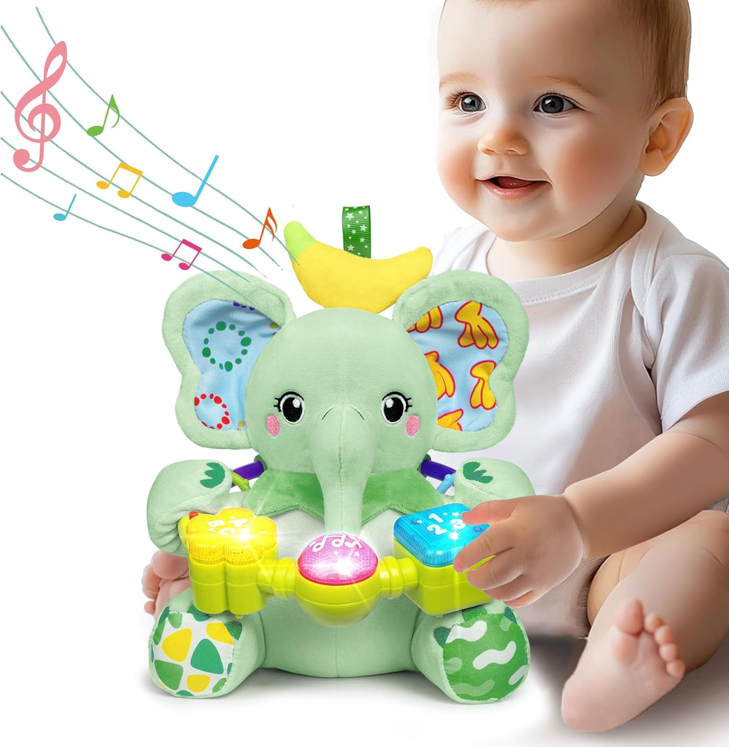 baby green elephant toy