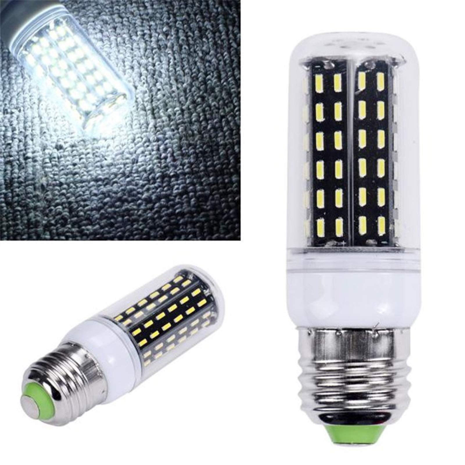 fengyan Casa bombillas Bombilla LED 12W E26 / E27, bombillas de candelabros, equivalente a 220 vatios, 960lm, bombillas LED for lámparas, lámpara LED no regulable (paquete de 10) Familiar Lámpara