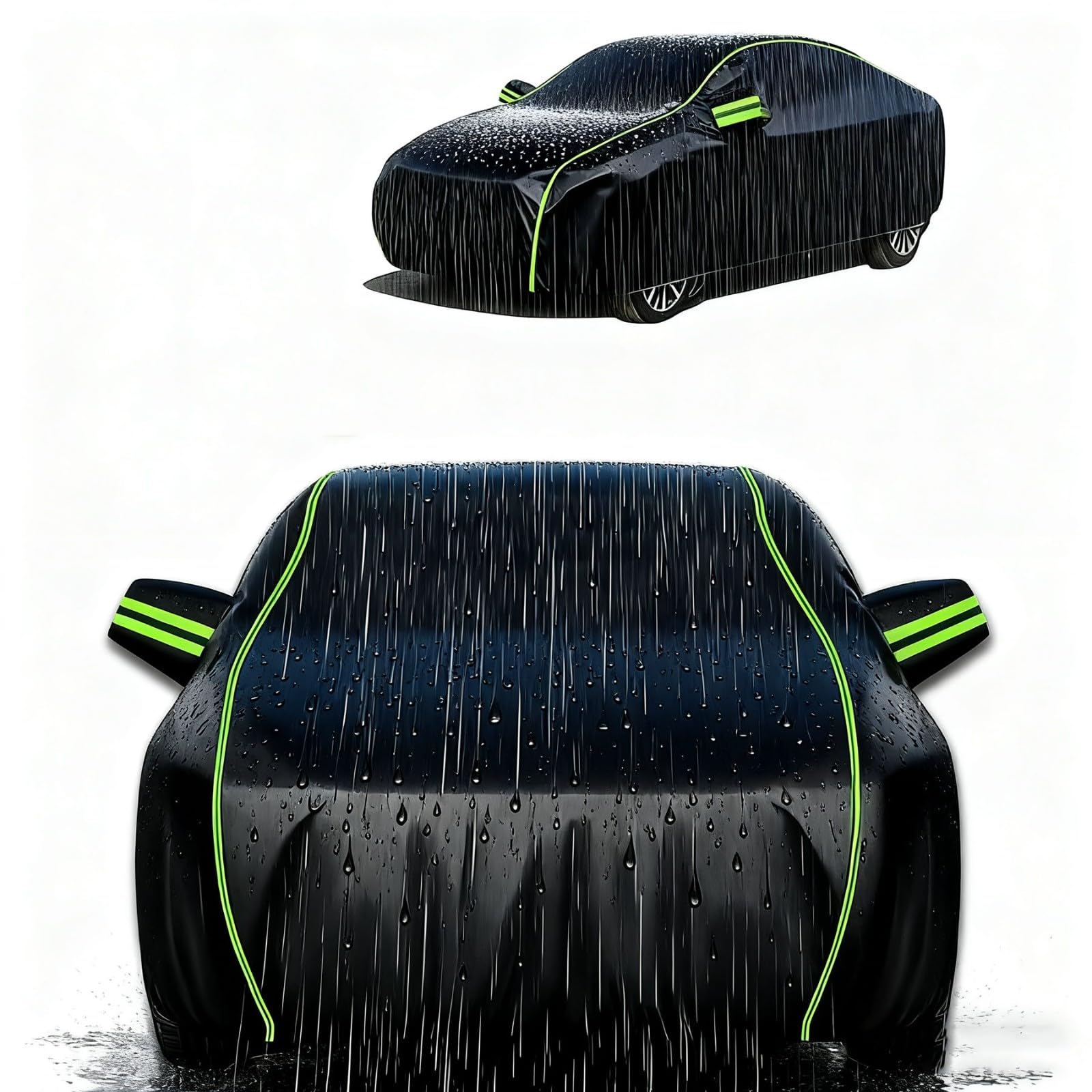 Cubierta Coche Accesorios para Chery OMODA 5, Funda Impermeable para Exteriores de Cuatro Estaciones, Lona Coche Exterior Invierno Antinieve