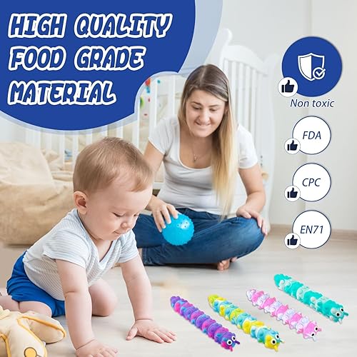 Miniatura 2 de Juguete antiestrés con ventosa, juguetes para relajarse y aliviar la presión, juguetes sensoriales 3D para niños y adultos (paquete de 3)