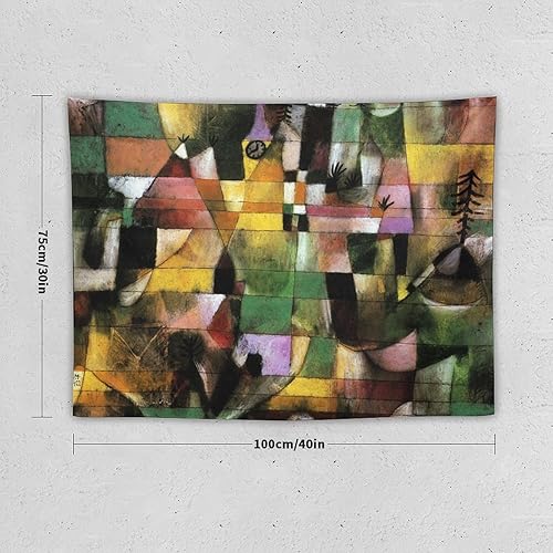 Miniatura 2 de Paul Klee Painting Poster Wall Art Tapestry Scroll Tapestries Painting Picture Living Room Decor Home Bedroom 30"x40"