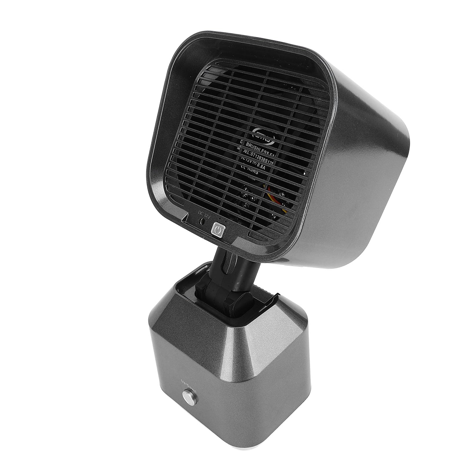 Ejoyous Mini hotte aspirante portable pour steak, barbecue, camping, recirculation, hauteur d'angle réglable, 2 vitesses, prise européenne