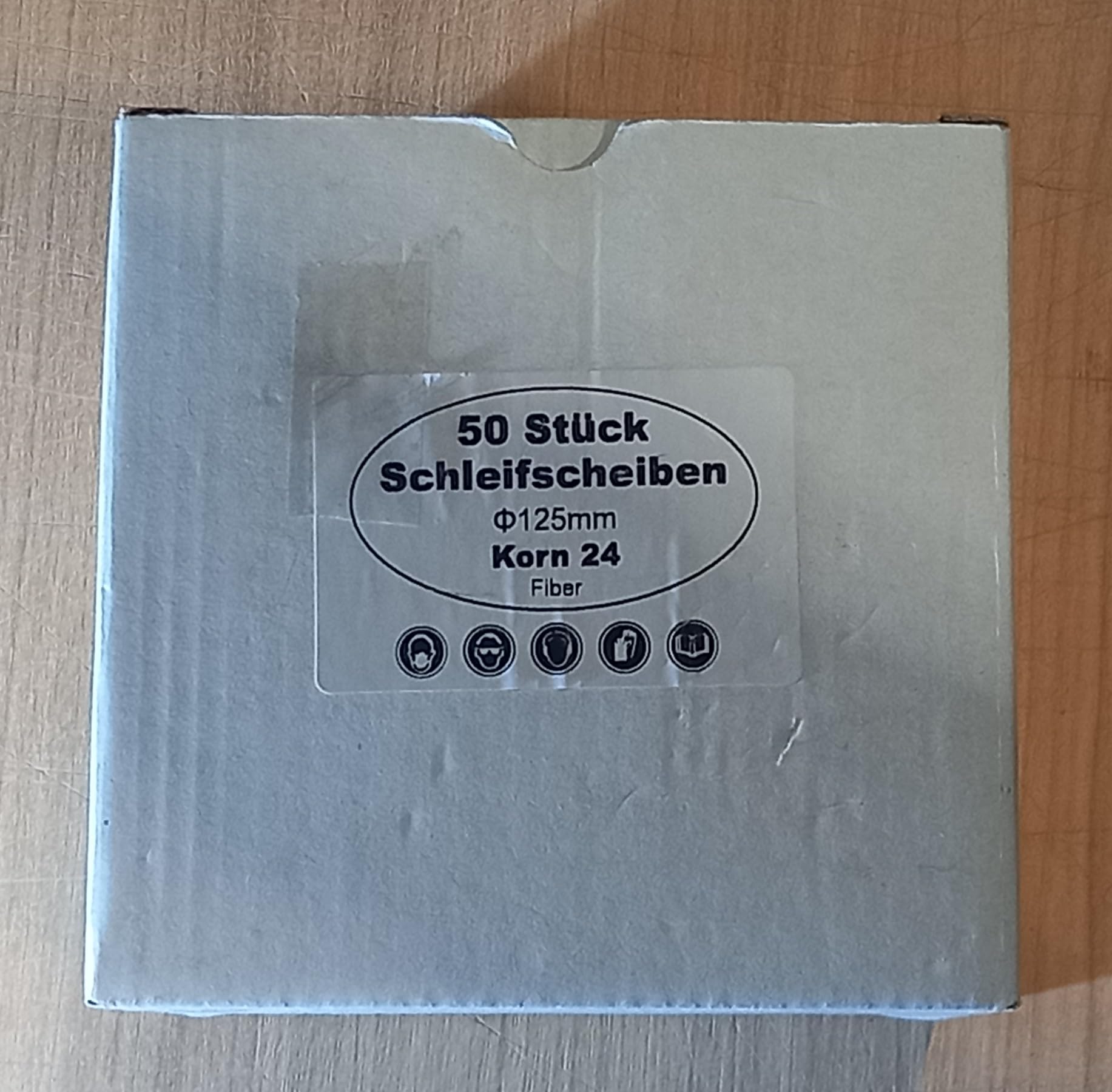 Fiberscheiben Eckra Ø 125 mm 50 Stück P 24 Fiberschleifscheiben Schleifscheiben
