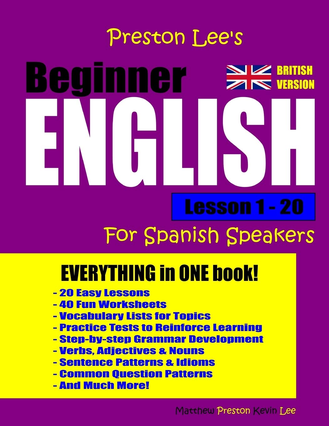 Preston Lee's Beginner English Lesson 1 - 20 For Spanish Speakers (British) (Preston Lee's English For Spanish Speakers (British Version))