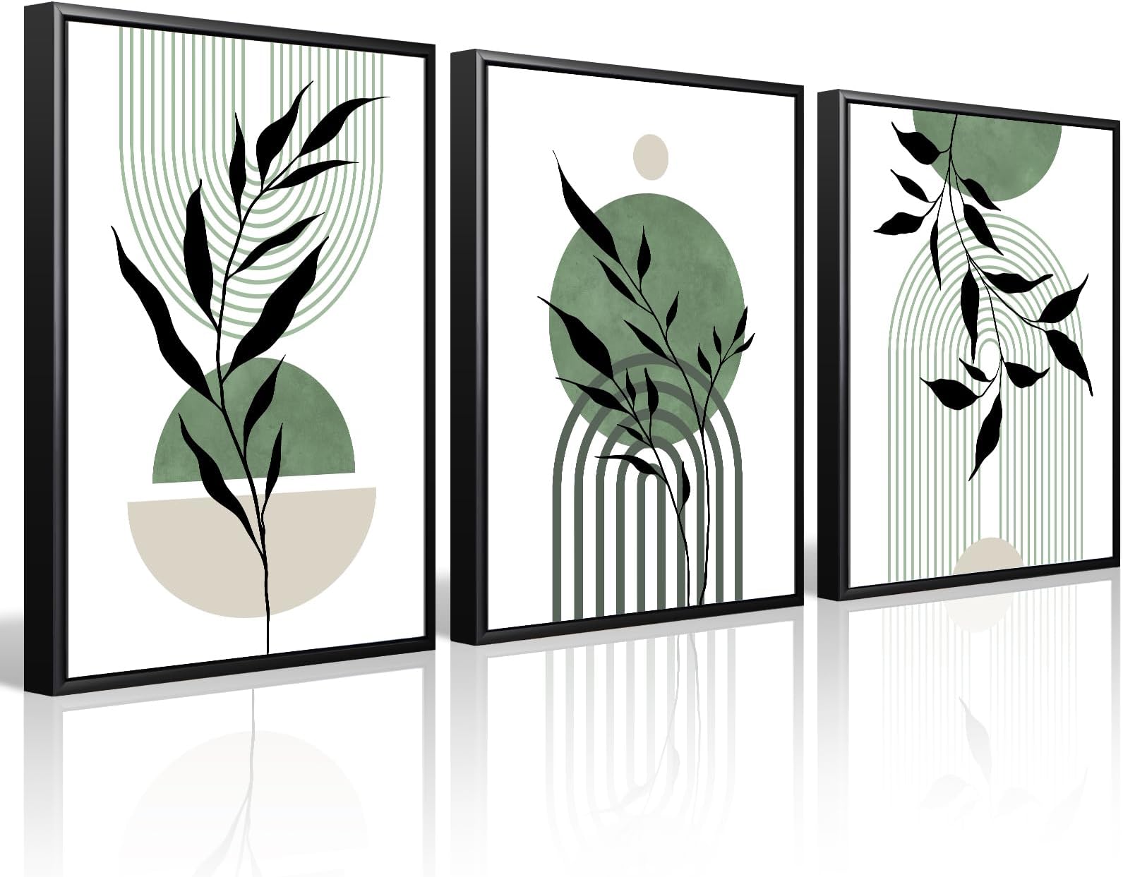 Mid Century Green Prints - All