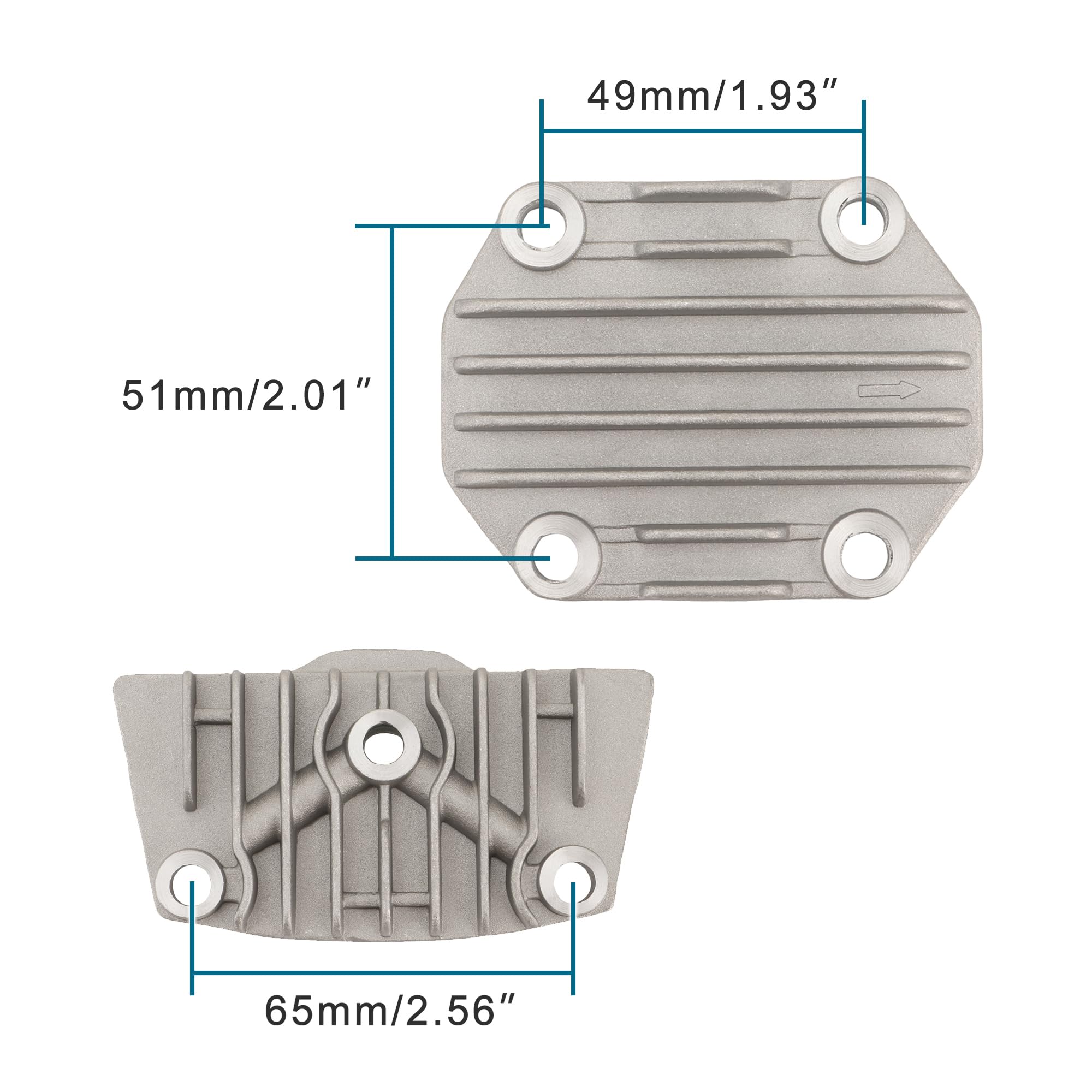 GOOFIT Couvercle de Culasse Sets Remplacement pour 70cc 90cc 110cc ATV Quad 4 Wheeler Dirt Pit Bikes