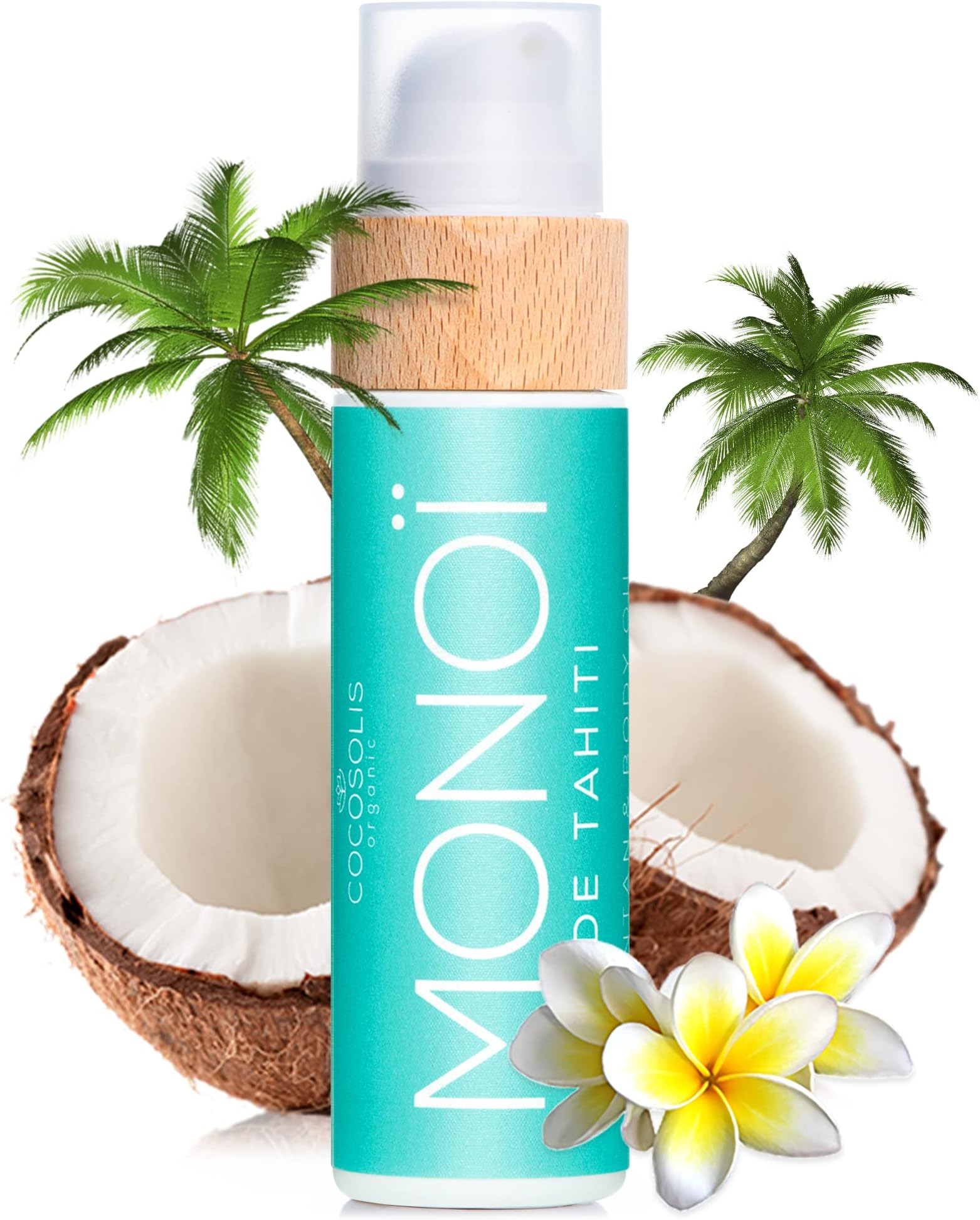 MONOI Tanning Bed Lotion Accelerator – Organic Tanning Oil with Vitamin E & Monoi de Tahiti – Tanning Lotion for a Fast Intensive Tan – Chocolate Tan – Nourishing Body Lotion (3.72)