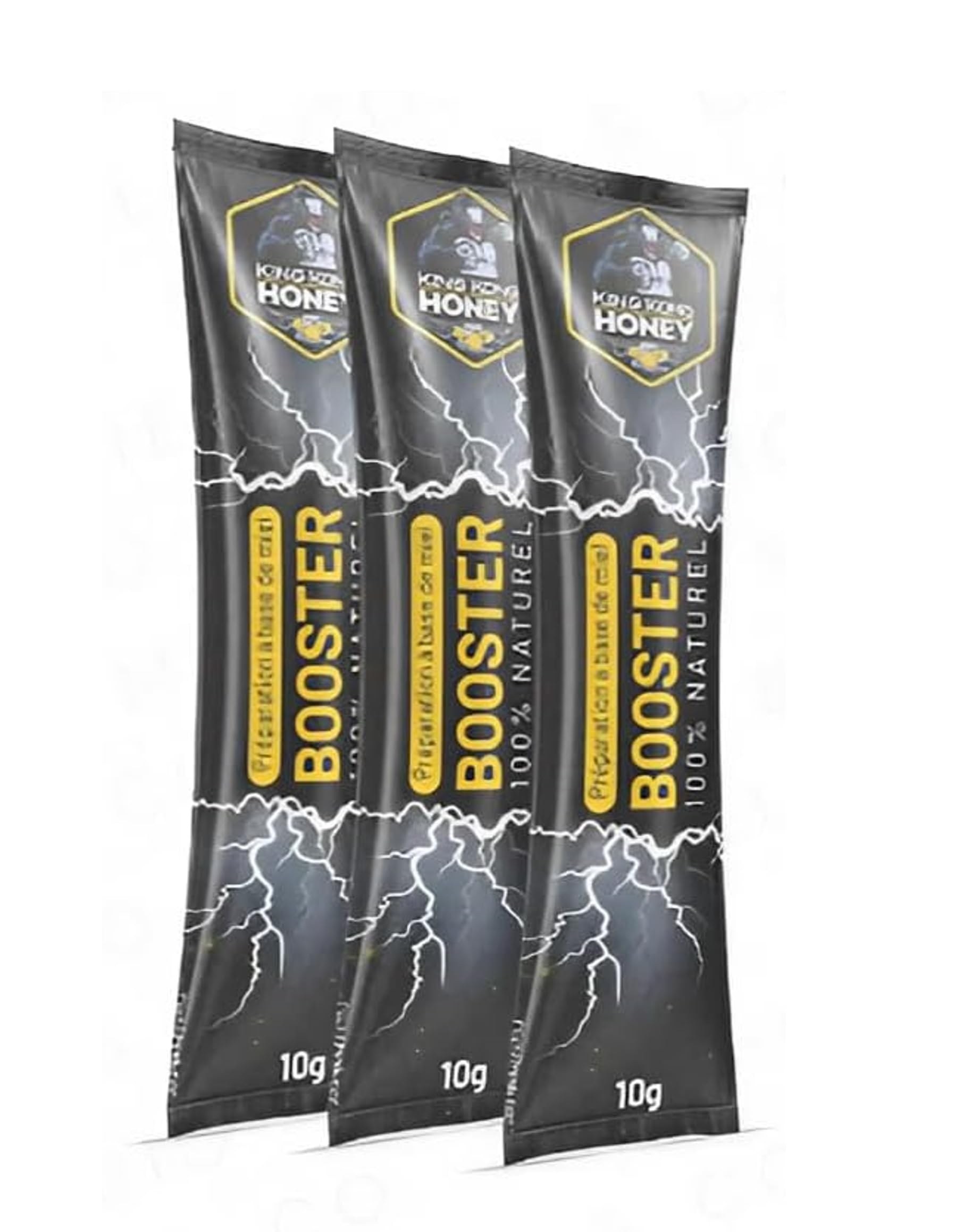 Miel King Kong : Boostez votre vitalité et votre énergie ! Fabrication francaise. Lot de 3-6 - 9 Sticks (3 SACHETS)