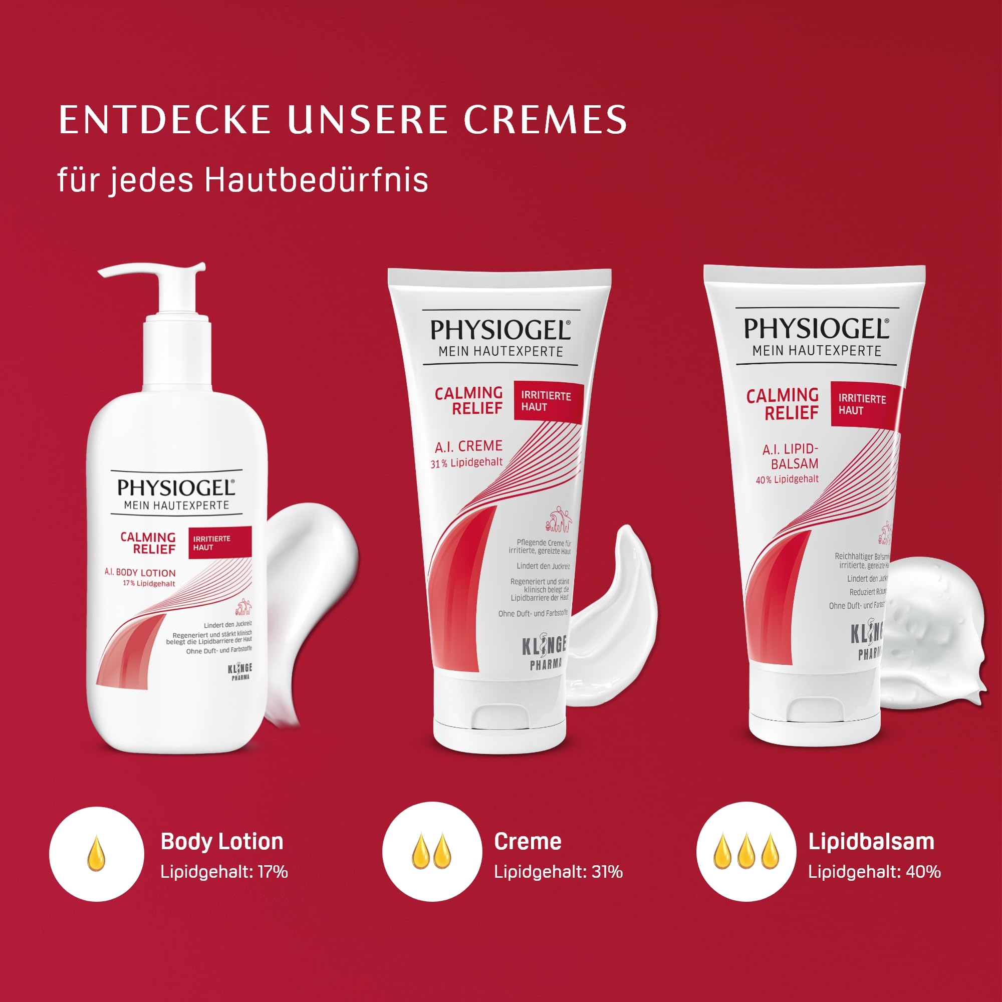 PHYSIOGEL Calming Relief A.I. Creme 100 ml - beruhigende Hautcreme für empfindliche Haut - regenerierende Körpercreme bei Juckreiz und Reizungen der Haut