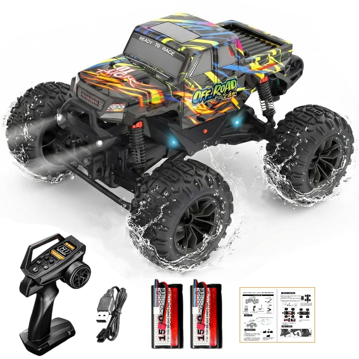 Amazon.co.jp: Bajoy 4WD 1/18 RCカー ラジコンカー子供向け ラジコン