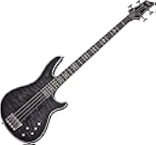 Hellraiser Extreme-4 4-String Bass Guitar, See-Thru Black Satin