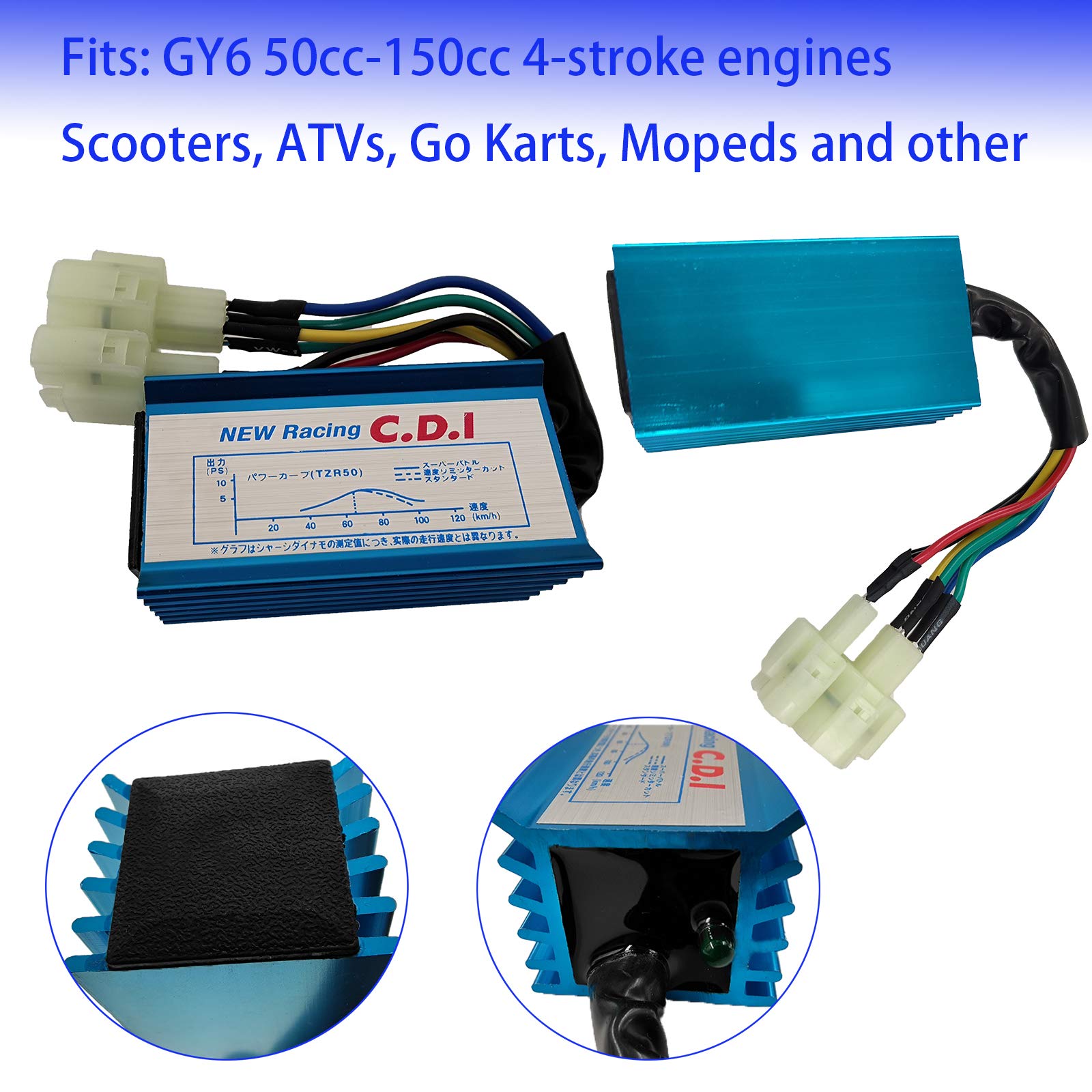 Estator De Encendido De 2 Bobinas De 12 Polos Para Gy6 125cc | Envío Gratis