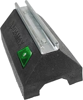 Adamax RTS14-10 Rooftop Support Block with Galvanized Steel Strut | Sleeper Curb Replacement, Black