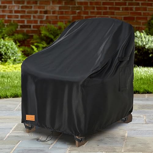 Miniatura 8 de Fundas para sillas giratorias para exteriores, impermeables, 1 paquete, fundas para sillas de exterior, fundas para muebles de patio, sillas