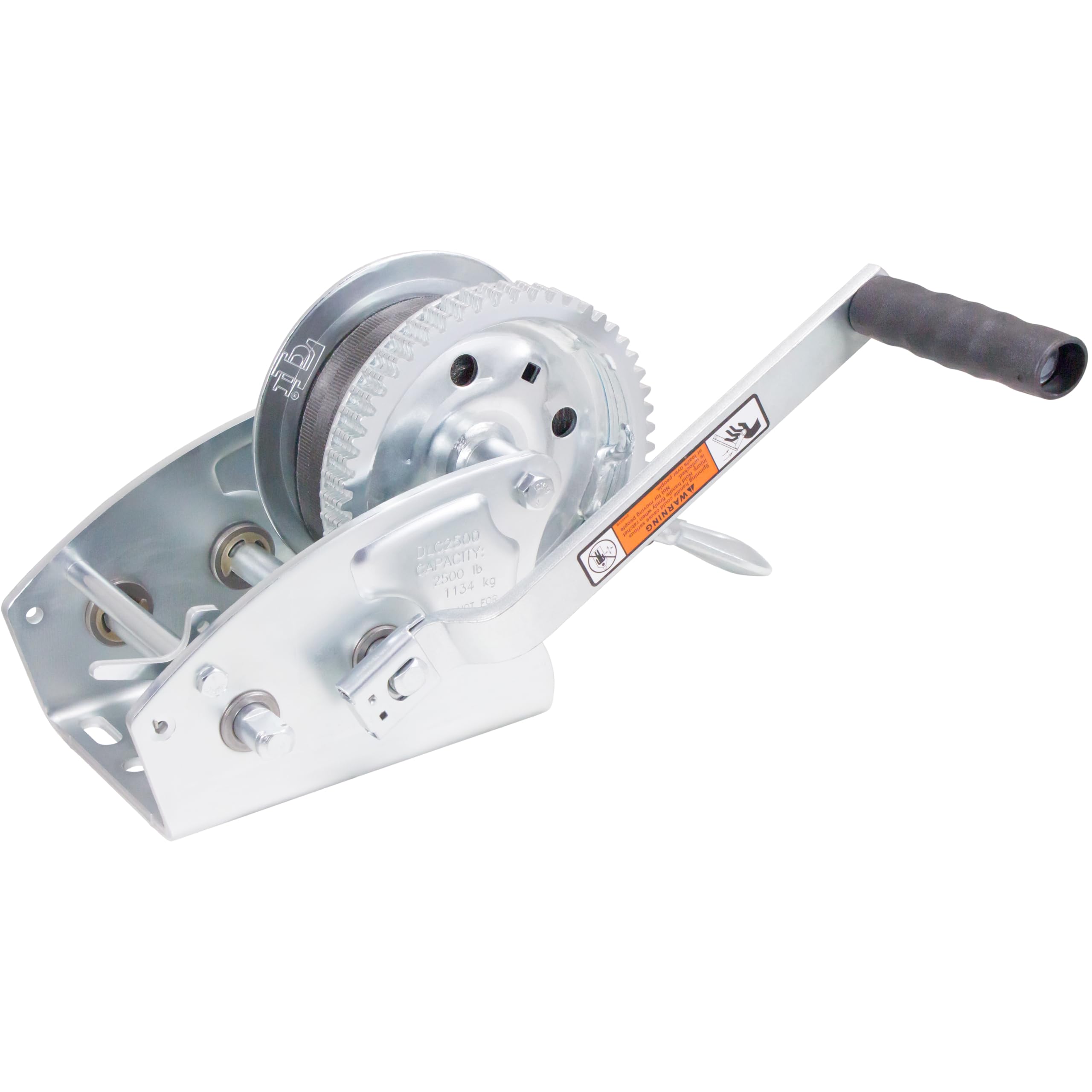 Dutton-Lainson Company - Pulling Winch - 600 lb to 3,200 lb Capacity - Rust-Resistant, for Horizontal Pulling Applications and Hauling - Plated, with or Without Strap, Manual Use - Made in USA