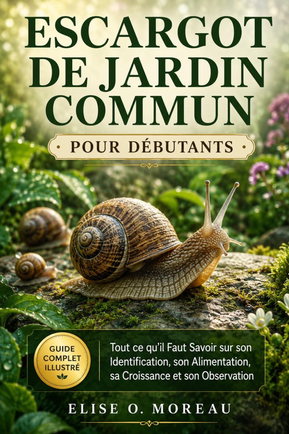 ESCARGOT DE JARDIN COMMUN POUR DÉBUTANTS: Tout ce qu’il Faut Savoir sur son Identification, son Alimentation, sa Croissance et son Observation