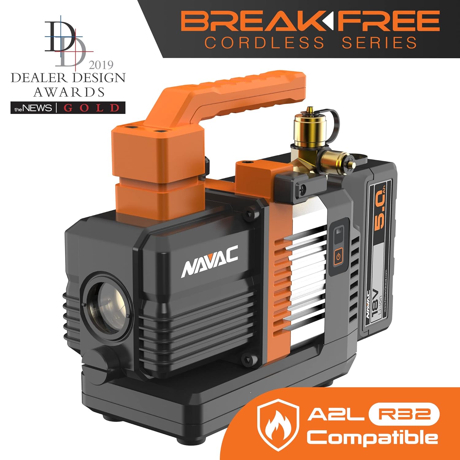 Buy NAVAC NP2DLM BreakFree® Cordless Vacuum Pump, 2cfm, DualStage