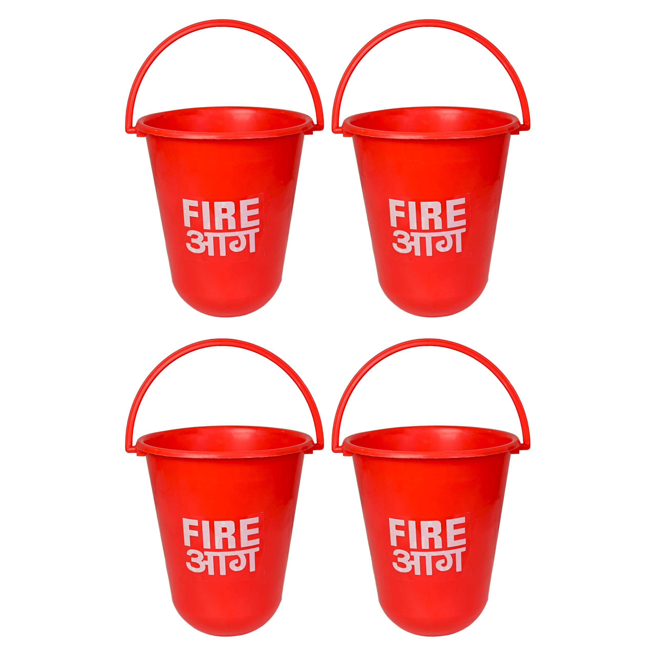 SecureGuard 9 Litre Polycarbonate Safety Fire Bucket — Firewood & Ashes Carrier for Indoor/Outdoor Use (4)