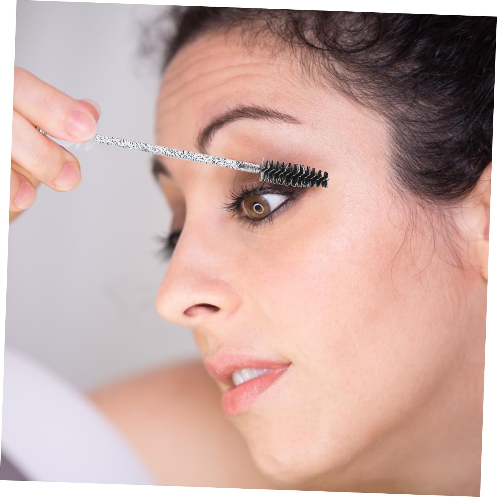 IWOWHERO Portable Eyelash Brush Mascara Wands 10pcs Disposable for Women Fashion Convenient