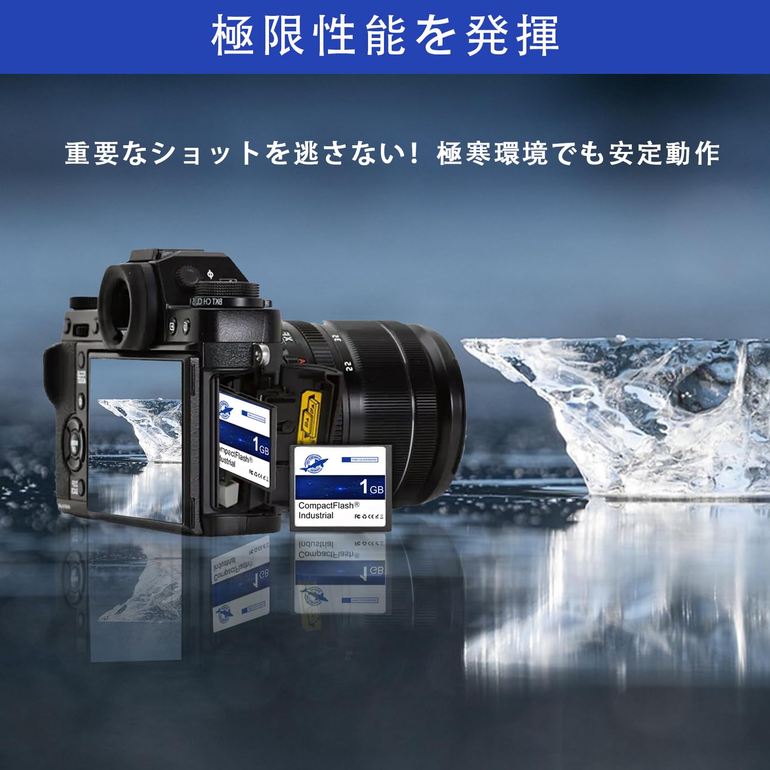 Amazon | Dogfish CFカード 【産業用耐久】SLC 1GB 2枚組 コンパクト