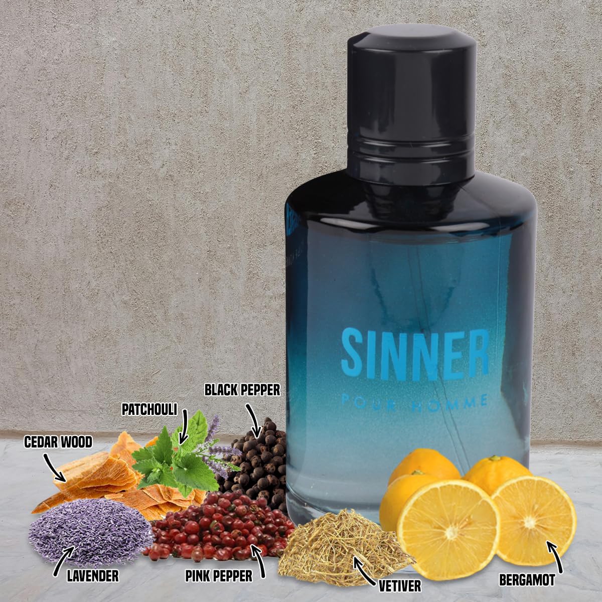 Sinner Spray Cologne - Eau De Toilette for Men - 3.4 fl.oz