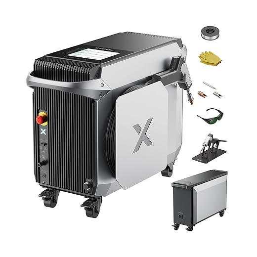 xTool MetalFab 1200w 3-in-1 Laser Welding Machine, Welding Cutting Cleaning Laser Welder, 8x Faster than TIG, Auto Wire Feeding with 108+ Presets, Welds Metal Stainless Steel, Aluminum Lazer Cutter