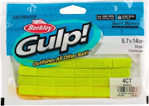 Vista 4 de Berkley Gulp! Surf Bytes Tiras Pesca Cebo Suave
