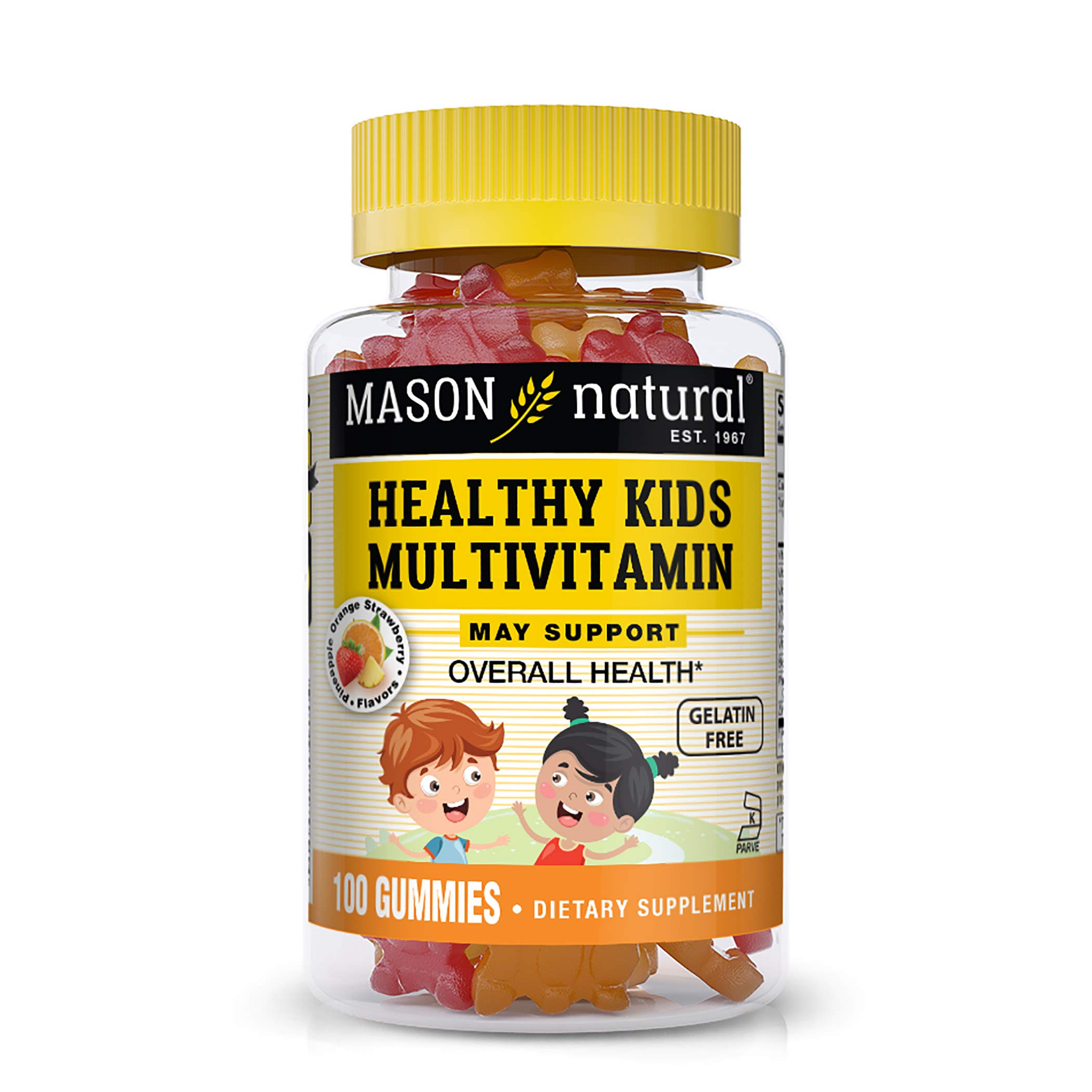 Mason Natural Kid's Overall Health Multivitamin, 100 Gummies