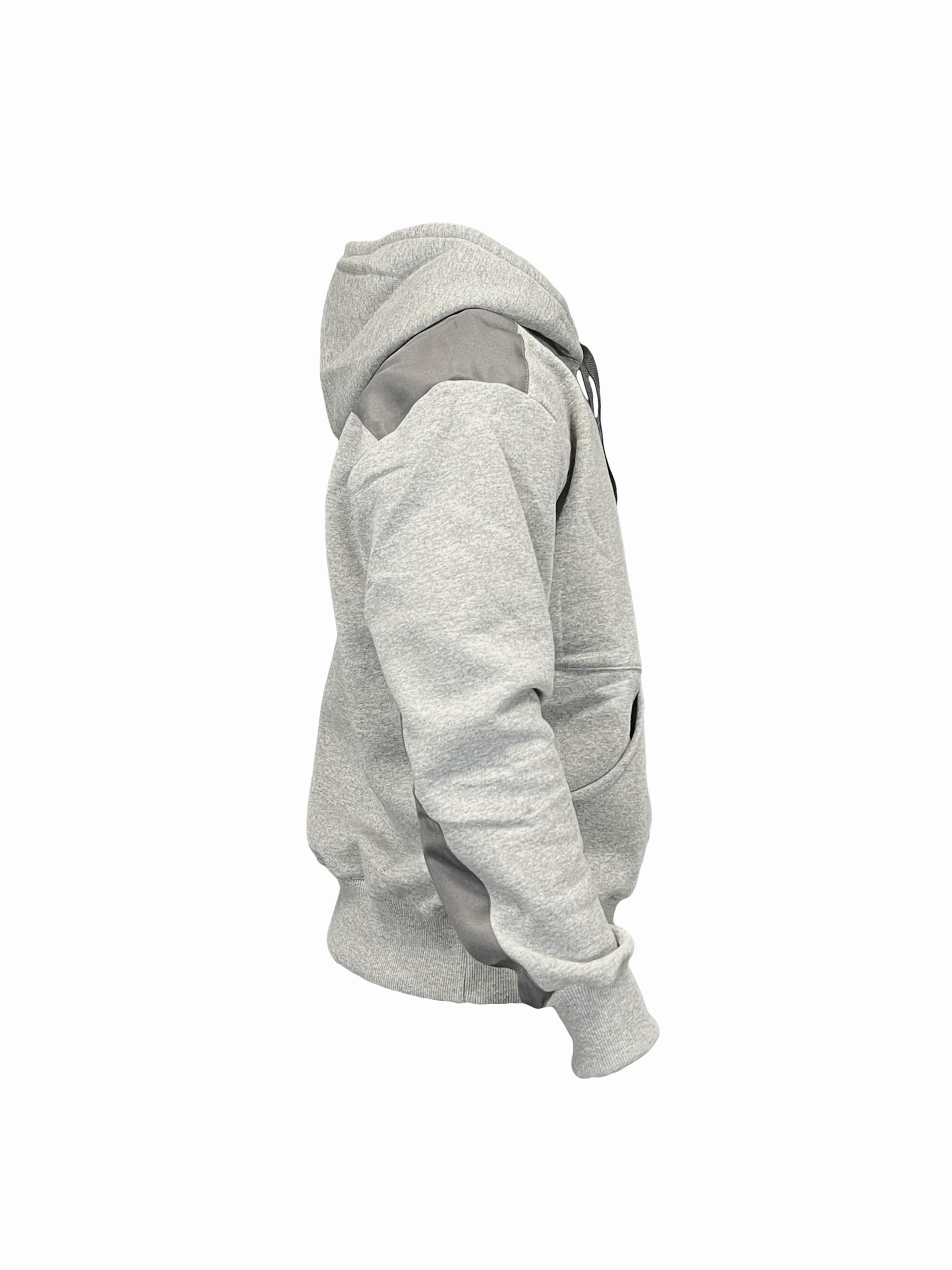 Sweat à Capuche Gris Workwear - Pull de Travail Homme - Pull à Capuche Gris avec Poche Scratch