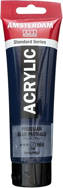 Amsterdam ACR 120ml 566 Prussian Blue.