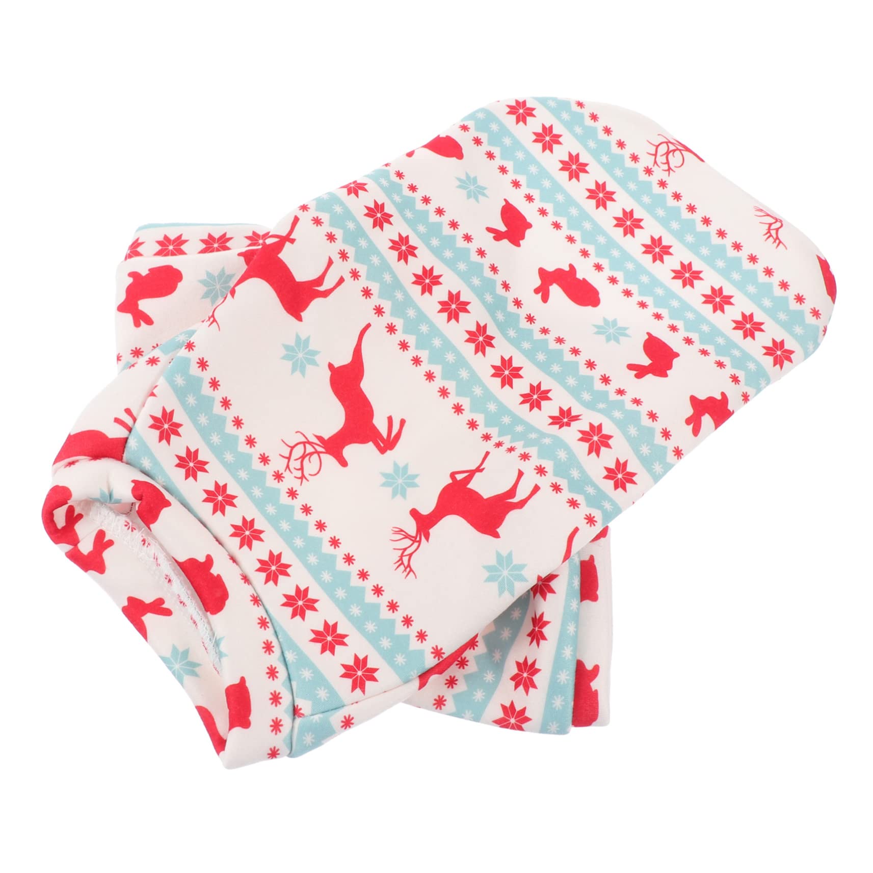 BESPORTBLE 1pezzi Vestiti per Cani Costume di Natale per Animali Domestici Abbigliamento Natalizio per Cani Resistente e Confortevole Compatto e Elegante per Feste e Passeggiate