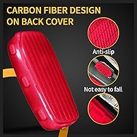 Vista 3 de Funda protectora de TPU con textura de fibra de carbono transparente para llavero de Toyota Alphard HILUX PREVIA RAV4 VELLFIRE, compatible con 2, 3