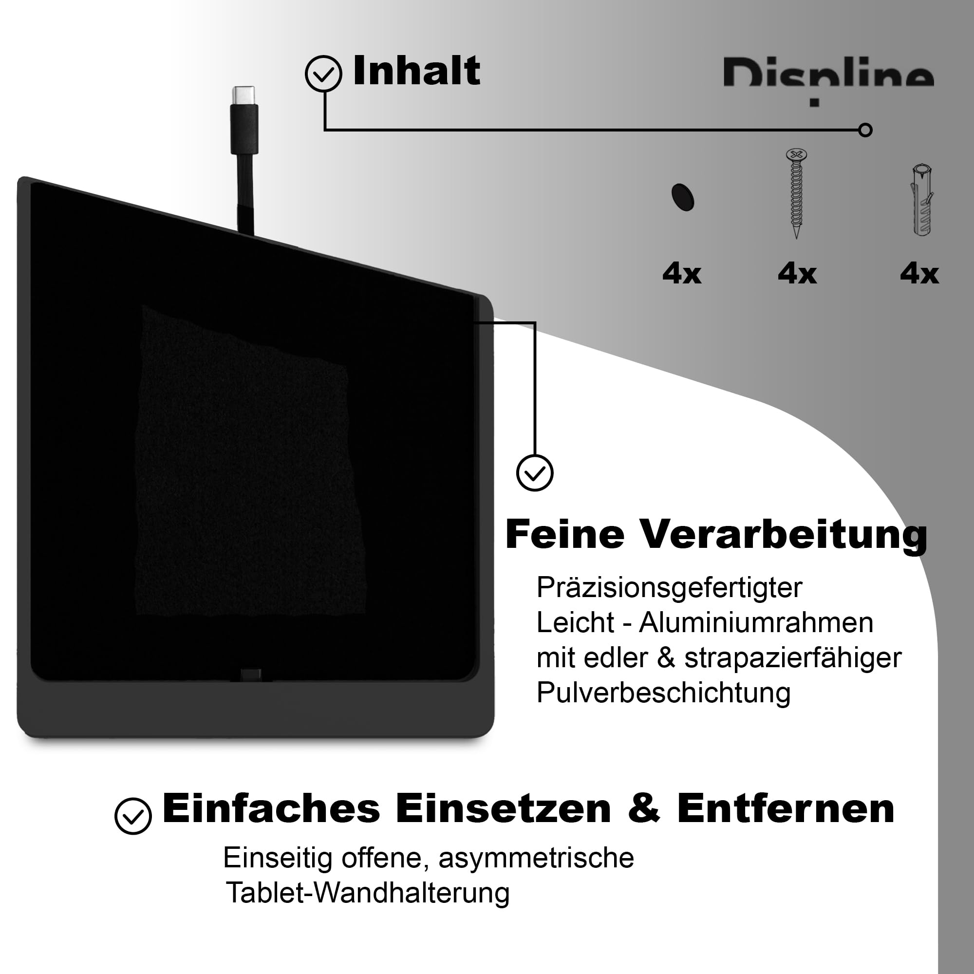 Companion Wall Home - Supporto da parete per tablet, Apple 27,9 cm (11)