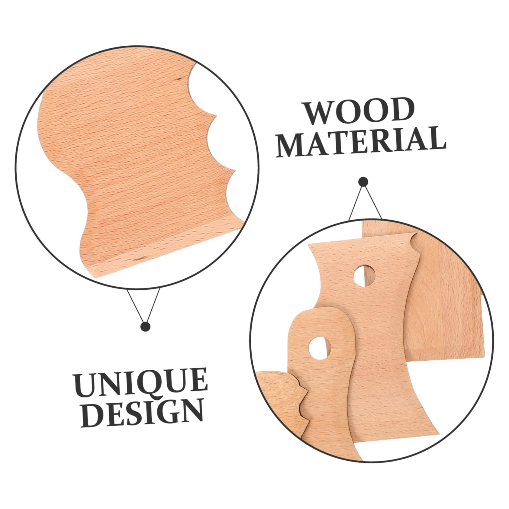 Holibanna Conjunto De Herramientas De Cerámica Kit De Talla De Cerámica Esculpiendo Cortador Manual De Bricolaje Herramienta De Estatuilla De Cerámica Madera Beige 5 Piezas X 4
