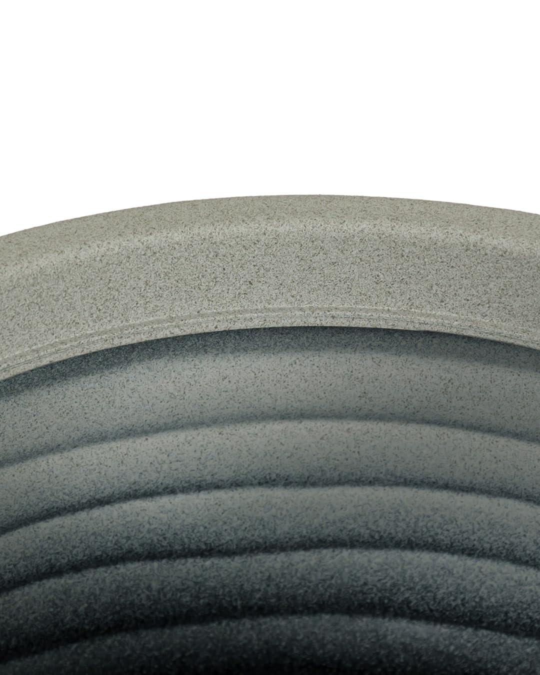 Mazovia Vaso fiori, per terrazza, balcone e casa, fioriera da esterno, 40x40x37 cm TERRA M resina di alta qualità, resistente ai raggi UV e al gelo, impermeabile, Grigio, effetto cemento, 1 pz.