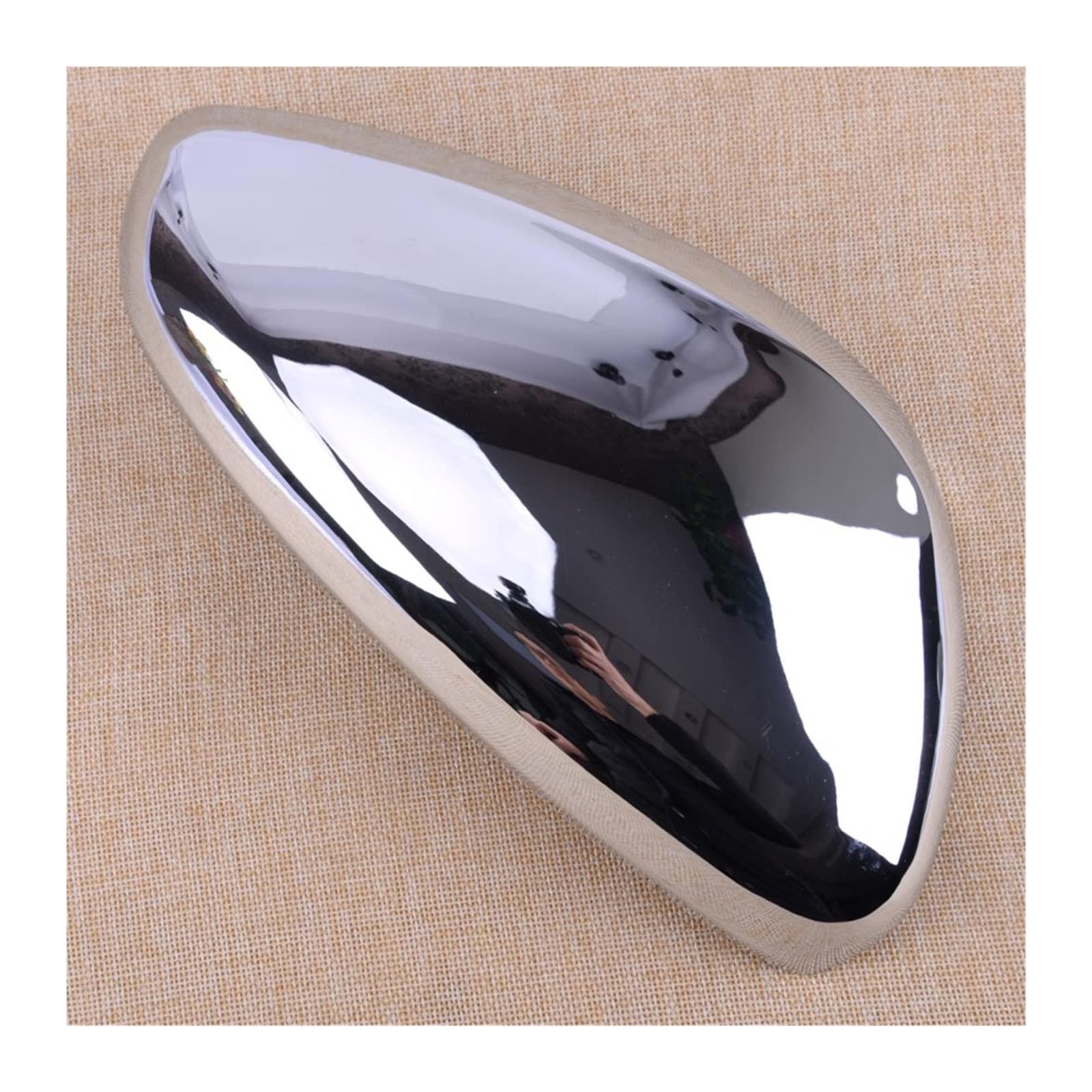KEAAN Capuchons Rétroviseurs Chrome Pour Peugeot 208 / 2008 (2014-2018) – Paire Gauche + Droite – Look Élégant Et Protection Parfaite