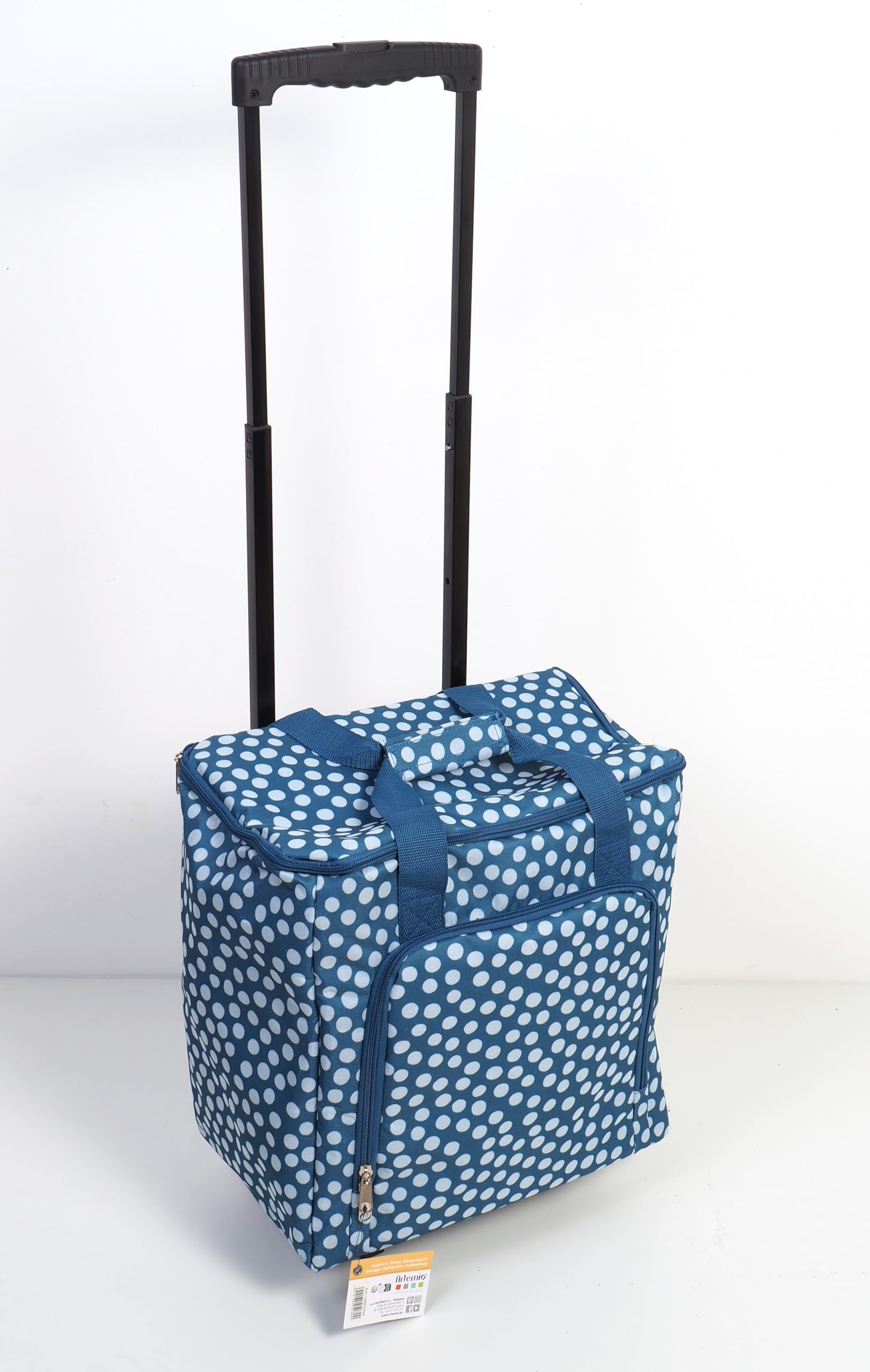 Sac rangement trolley 42x25x37cm - Bleu