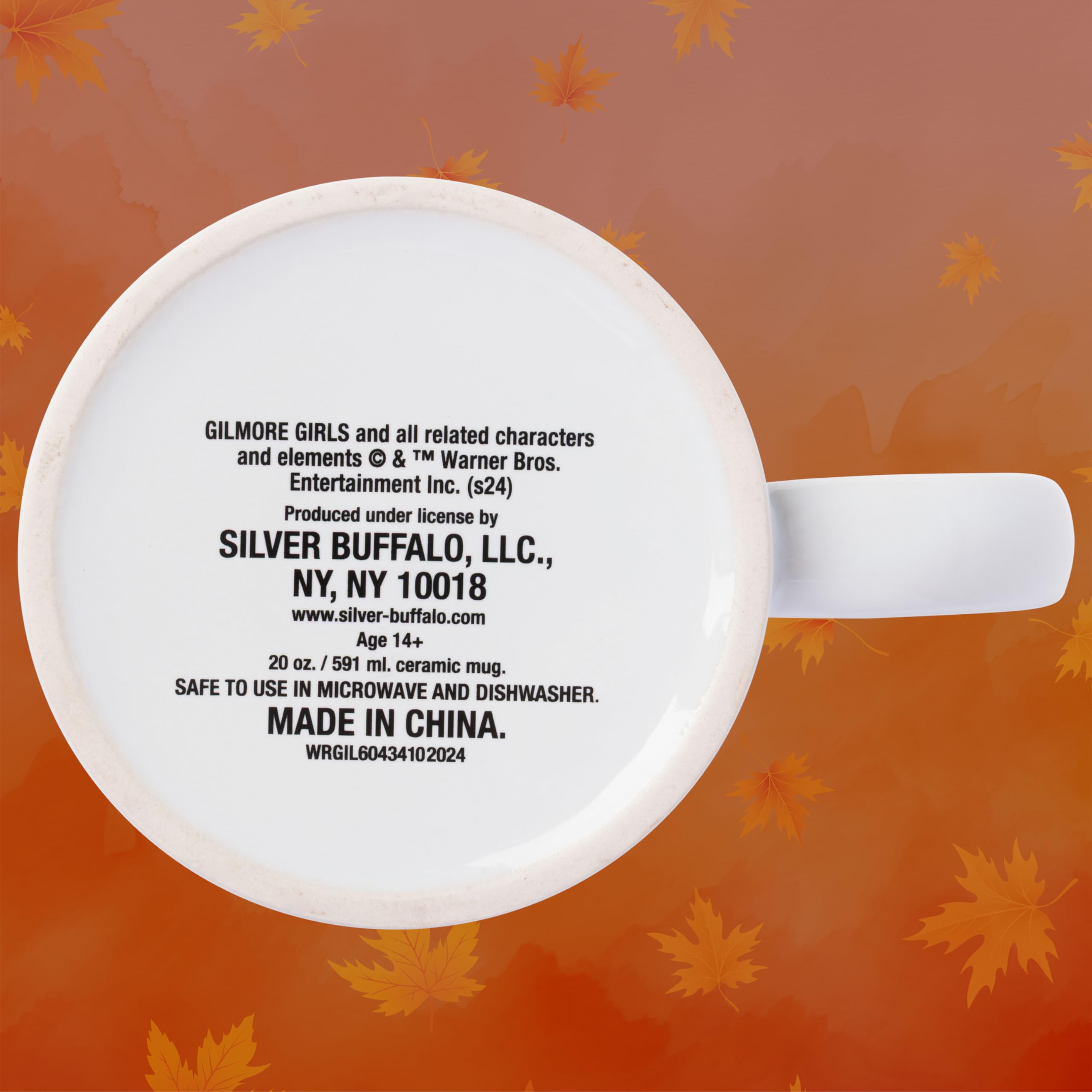 Silver Buffalo Gilmore Girls Destination Locations Icons Keramikbecher, 590 ml
