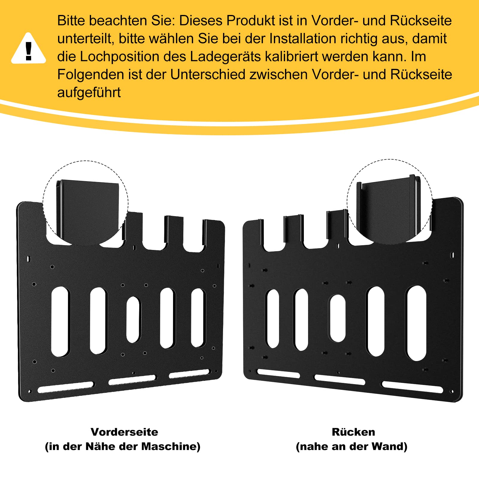Bonna Support mural pour support de batterie Makita et chargeur mural | Lot de 4 supports de batterie stables 18 V 14,4 V et support de chargeur | Makita 2 x DC18RC et 1 x DC18RD