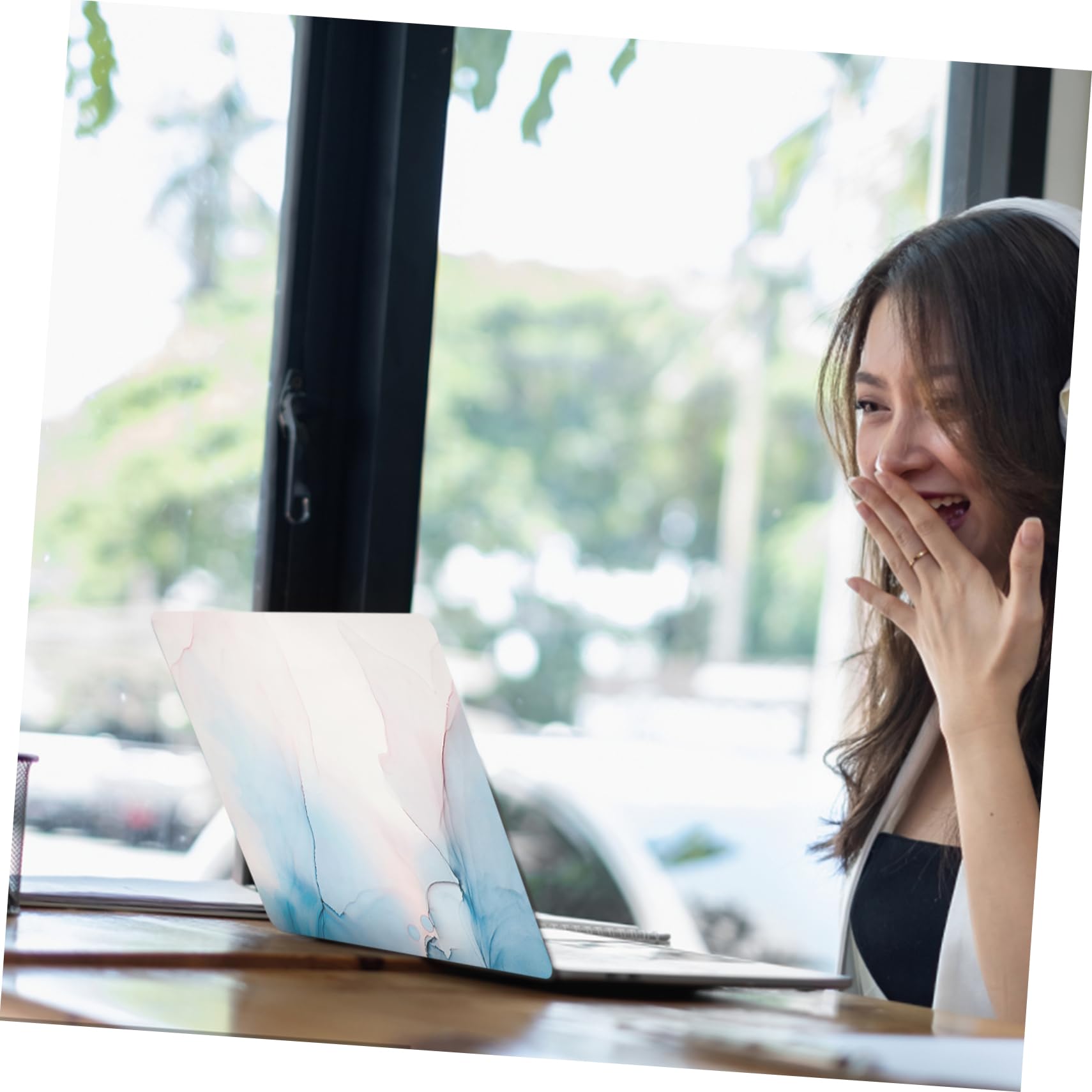 Uonlytech 3sets Skin Per Laptop Marmorizzato Adesivo Protettivo Per Notebook Facile Da Applicare e Rimuovere Resistente e Riutilizzabile Di Pellicole Decorativa