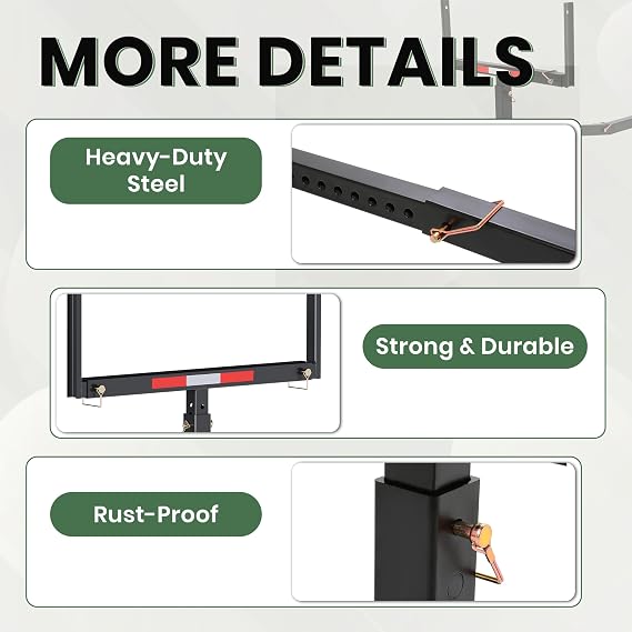 ECOTRIC 750 LBS Truck Bed Extender Hitch