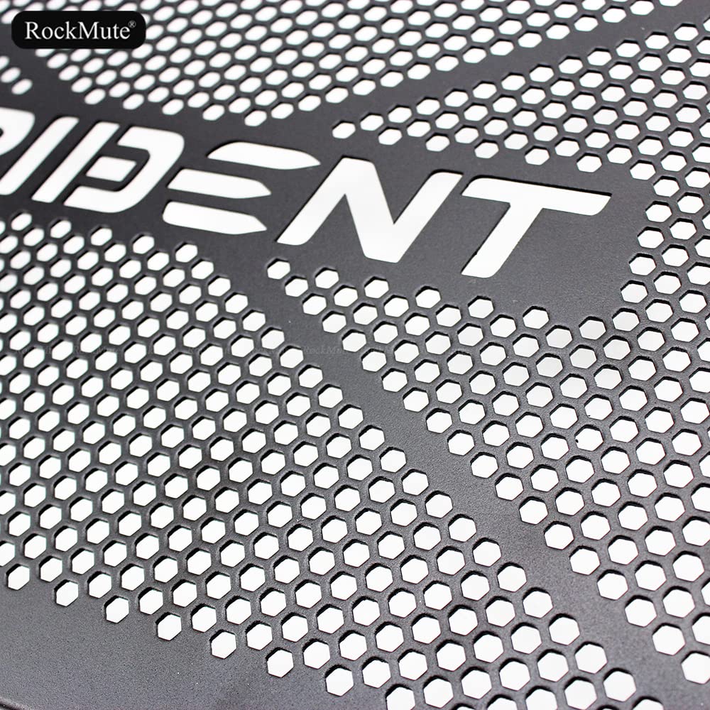 Protezione Griglia Radiatore In Alluminio Nero Per Triumph Trident 660 (2021-2022) - Rete Tagliata Al Laser, Antipietrisco, Facile Da Montare - 2