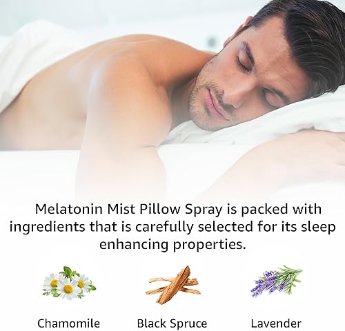 Miniatura 3 de Almohada en aerosol para dormir profundo, aceite esencial de manzanilla de lavanda, niebla de aromaterapia para dormir, relajación, alivio del